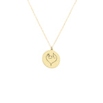 925 Sterling Silver Woman And Dog Necklace