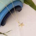 925 Sterling Silver Deni̇z Stari Necklace
