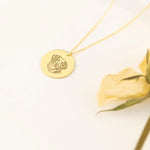 925 Sterling Silver Köpek Silüeti Necklace