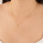 925 Sterling Silver Ballerina Necklace