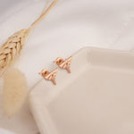925 Sterling Silver Firefly Studs