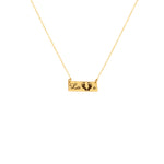 925 Sterling Silver Personalized Footprint Necklace