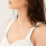 925 Sterling Silver Ringholder Neckalce