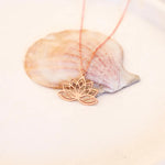 925 Sterling Silver Lotus Necklace
