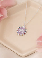 925 Sterling Silver Enamel Horus Eye Pendant
