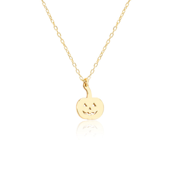 925 Sterling Silver Pumpkin Necklace