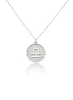 925 Sterling Silver Zodiac Coin Necklace