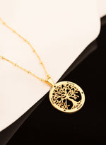 925 Sterling Silver Top Zi̇nci̇rli̇ İsi̇m Hearṫ Hayat Ağaci Necklace