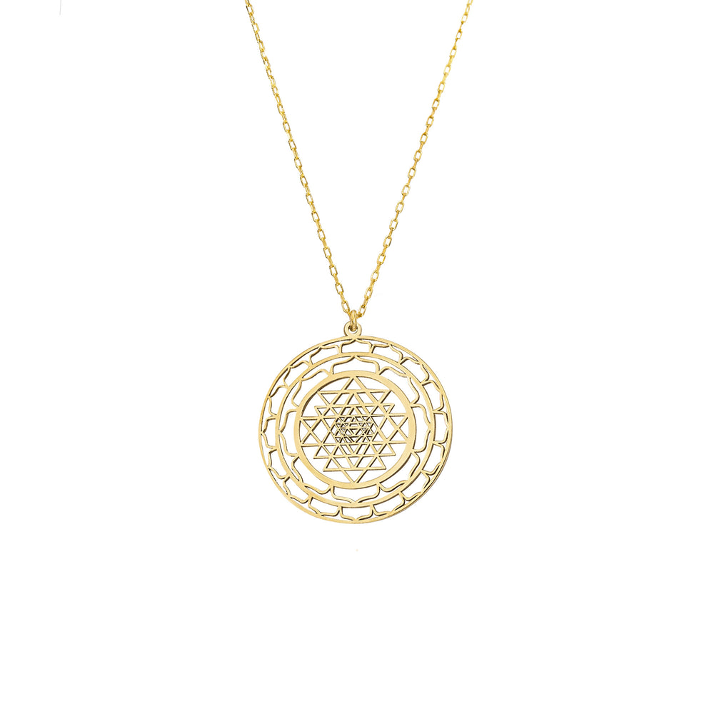 925 Sterling Silver Sacred Geometry Necklace