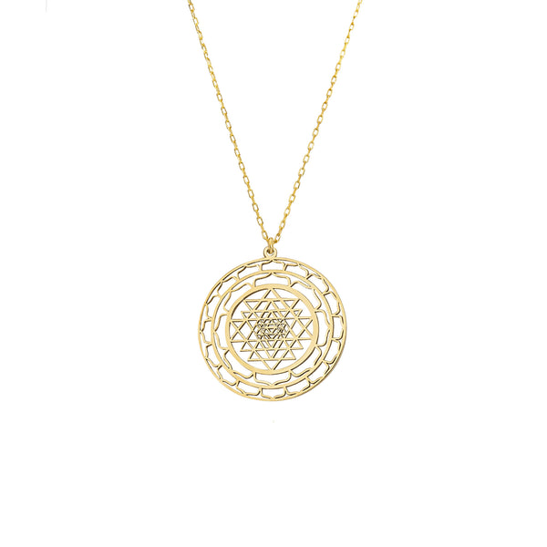 925 Sterling Silver Sacred Geometry Necklace