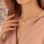 925 Sterling Silver Wing Lariat Necklace