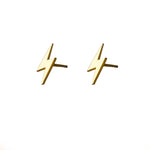 925 Sterling Silver Lightning Bolt Earring