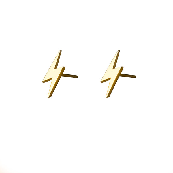 925 Sterling Silver Lightning Bolt Earring