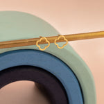 925 Sterling Silver Open Clover Studs