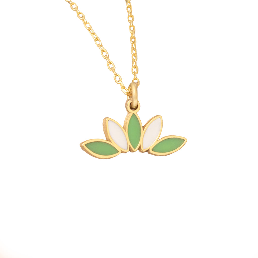 925 Sterling Silver Lotus Necklace