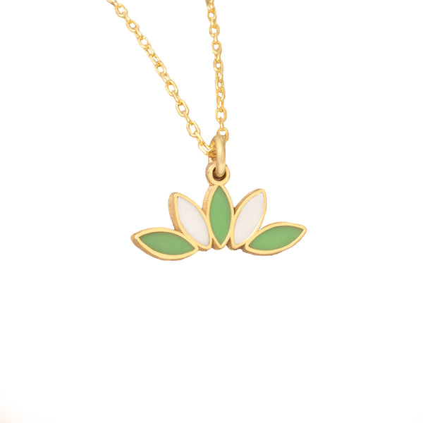 925 Sterling Silver Lotus Necklace