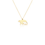 925 Sterling Silver Mama And Baby Bear