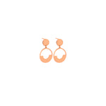 925 Sterling Silver Double Circle Hollow Earrings