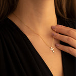 925 Sterling Silver Small Cross Necklace
