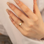 925 Sterling Silver Diamond Signet Ring