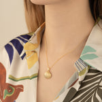 925 Sterling Silver 3D Seashell Necklace