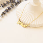 925 Sterling Silver Vavy Name Necklace