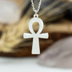 925 Sterling Silver Ankh Necklace