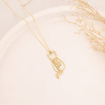 925 Sterling Silver Cat And Name Necklace