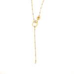 925 Sterling Silver Intermittent Bead Chain Necklace With Heart