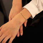 925 Sterling Silver Morse Code Bracelet