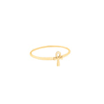 925 Sterling Silver Ankh Ring