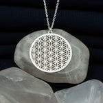 925 Sterling Silver Flower Of Life Necklace