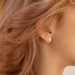 925 Sterling Silver 4 Leaf Clover Studs