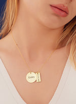 925 Sterling Silver Baby Name Necklace