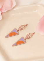 925 Sterling Silver Triangle Earrings