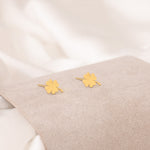 925 Sterling Silver 4 Leaf Clover Studs