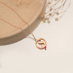 925 Sterling Silver Initial And Birthstone Necklaces