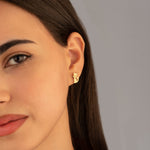 925 Sterling Silver Cat Studs,