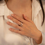 925 Sterling Silver Anksiyete Ring