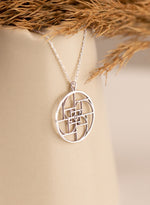 925 Sterling Silver Fibonacci Golden Ratio Necklace