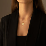 925 Sterling Silver Snowflake Necklace With Birthstones