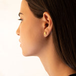 925 Sterling Silver Minimalist Star Studs
