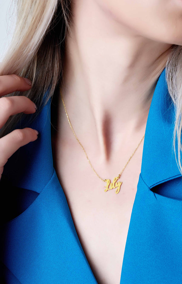 925 Sterling Silver Personalized Name Necklace