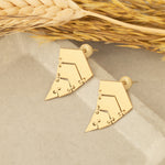 925 Sterling Silver Striped Earrings