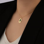925 Sterling Silver Boba Fett Crest Necklace