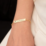 925 Sterling Silver Personalized Medical Alert Bracelet