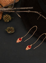 925 Sterling Silver Enamel Skull Earrings
