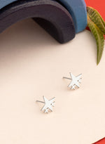 925 Sterling Silver Sparkle Emoji Earrings