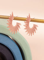 925 Sterling Silver Sunburst Earrings