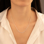 925 Sterling Silver Morse Code Necklace